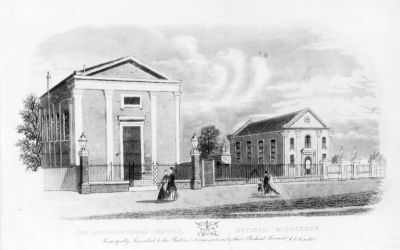 Congregational Chapels, Enfield, Middlesex
Inscribed [i]"Respectfully Inscribed to the Pastors & Congregations by their Obedient Servant J. C. Carter"[/i] 
Keywords: churches;chapels;Congregationalists