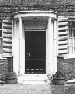 Bramley House, Clay Hill : porch and front door,
Keywords: doors