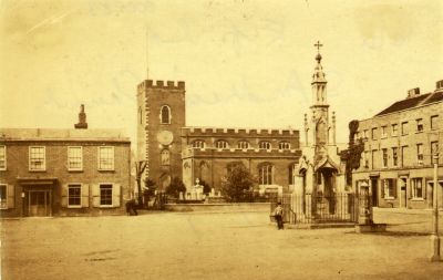 St Andrews's Church and market place
