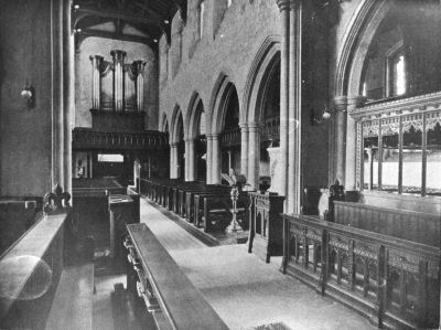 The nave from the chancel, St Andrew's Church
