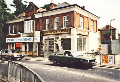 Ward's Corner, summer 1993
Keywords: shops
