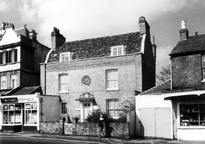 172 and 174 Baker Street
Picture is in [i]Enfield's architectural heritage[/i], published 1977, and was exhibited at [i]Looking at buildings[/i] exhibition, 1976, at Forty Hall. Now known as "Hayward House".
Keywords: 18th century;houses;windows;weatherboarding;shops;Grade II listed;Grade II listed