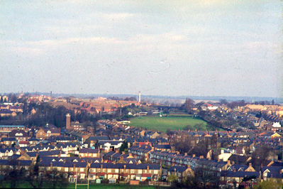 View from top of Civic Centre, looking NW
Keywords: panoramas;aerial