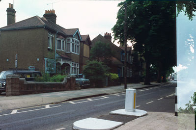 Houses in Cecil Road, next to Baptist Church car park
Keywords: houses;roads and streets