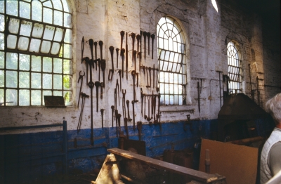 Old forge and workshop, British Waterways yard
Keywords: 1980s;workshops;forges