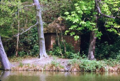 Whitewebbs Road, Conduit House, Whitewebbs Park
17th century. Listed as local interest. A small, square brick building beside the lake in Wilkinson's Wood, Whitewebbs Park, now in some disrepair and almost hidden by bushes. It was probably the pump chamber or well-head for the water supply to Whitewebbs House. Possible Tudor foundations. - [i]Treasures of Enfield[/i], p.69.
Keywords: 17th century;water supply;HARG_locally_listed;locally listed
