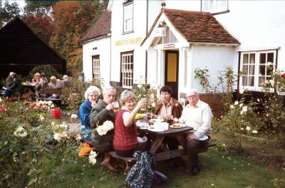Saffron Walden, 12th October 1980
Lunch break at Debden
