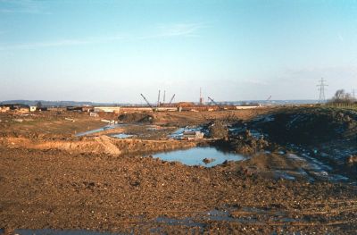 Construction site for the M25, near Bull's Cross, January 1981
Keywords: roads and streets;road transport